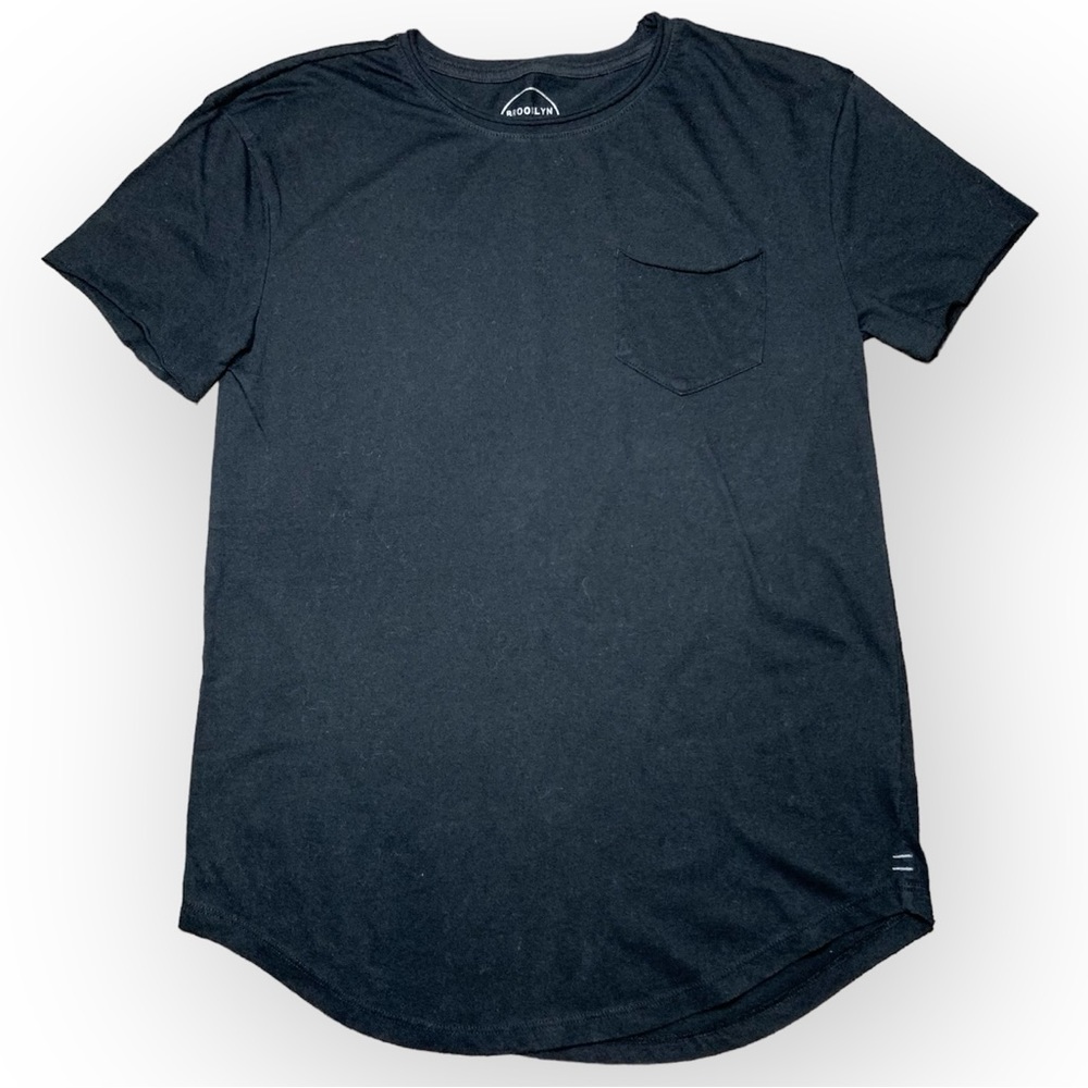 Brooklyn Calling NYC Men’s Solid Black Basic Short Sleeve Pocket T Shirt